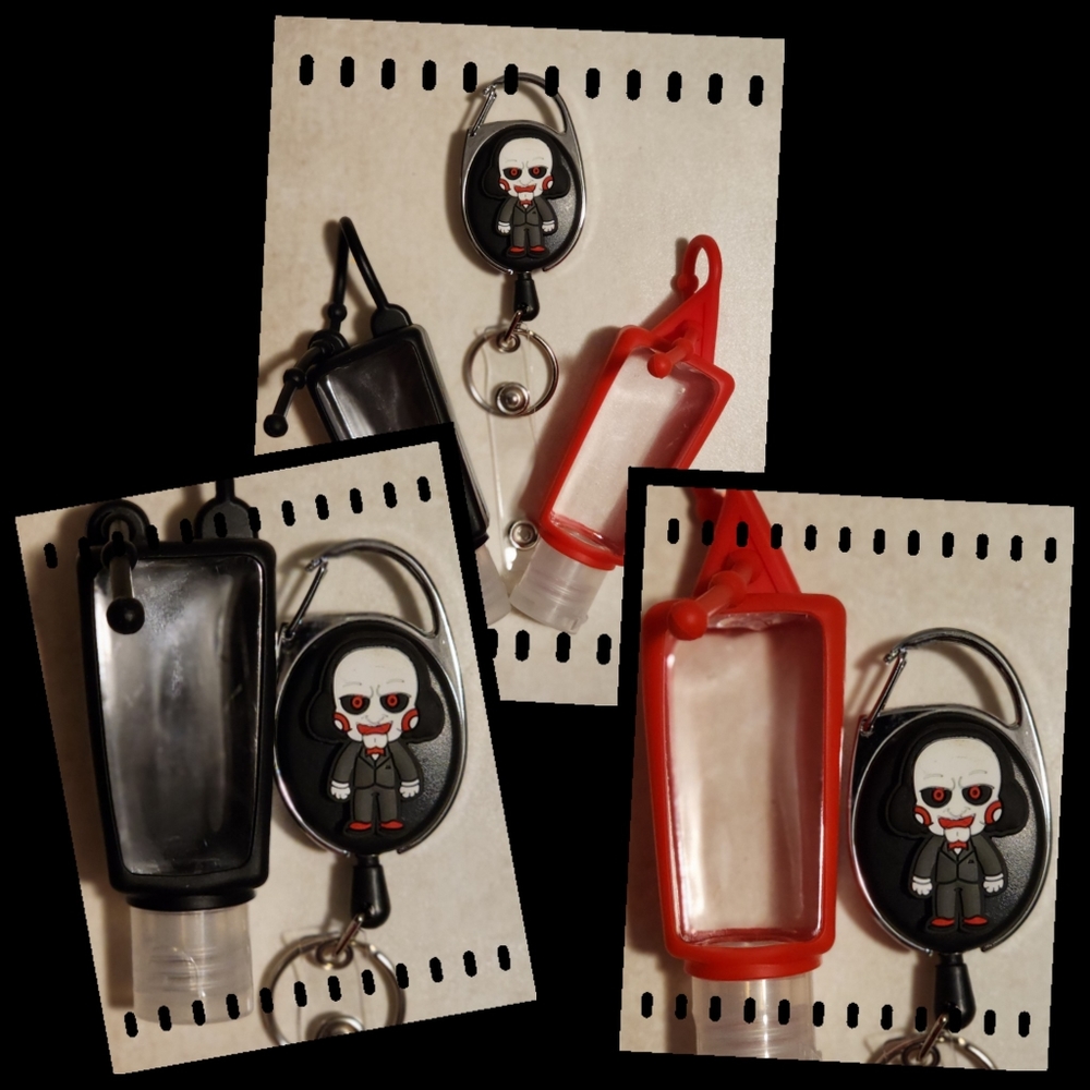 Jigsaw Badge Clips And Sanitizer Holders
